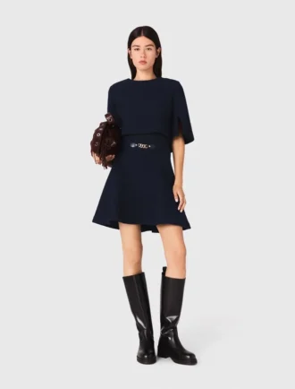 2-i-1-klänning med tweed-effekt