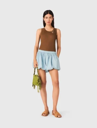 Ballongkjol i chambray Ballongkjol i chambray