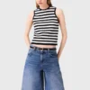 Bermudashorts i denim