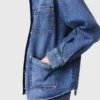 Blekad jeansjacka