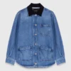 Blekad jeansjacka