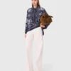 Blus med bandanamönster Blus med bandanamönster