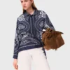 Blus med bandanamönster Blus med bandanamönster
