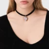 Bodysuit i sammet med korsettdetaljer Bodysuit i sammet med korsettdetaljer