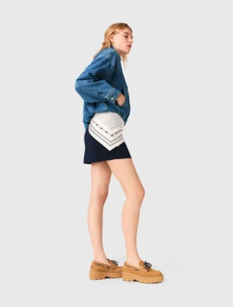 Bomberjacka i denim