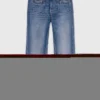 Bootcut-jeans med fickor med dragkedja Bootcut-jeans med fickor med dragkedja