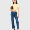 Bootcut-jeans med pärlor Bootcut-jeans med pärlor