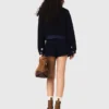 Bouclé- och denimjacka Bouclé- och denimjacka