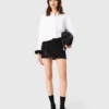 Broderad skort
