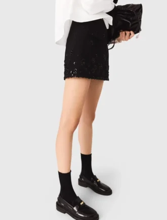 Broderad skort Broderad skort