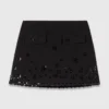 Broderad skort
