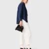 Denimskjorta med strass Denimskjorta med strass