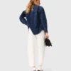 Denimskjorta med strass Denimskjorta med strass