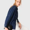 Denimskjorta med strass Denimskjorta med strass