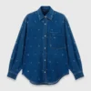 Denimskjorta med strass Denimskjorta med strass