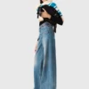 Flared jeans med kedja Flared jeans med kedja