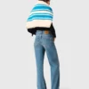 Flared jeans med kedja Flared jeans med kedja