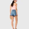Flätade jeansshorts Flätade jeansshorts