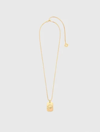 Halsband med stjärnteckensplakett