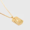 Halsband med stjärnteckensplakett Halsband med stjärnteckensplakett