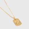 Halsband med stjärnteckensplakett