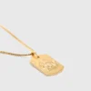 Halsband med stjärnteckensplakett