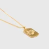 Halsband med stjärnteckensplakett