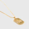 Halsband med stjärnteckensplakett