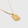 Halsband med stjärnteckensplakett