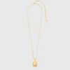 Halsband med stjärnteckensplakett Halsband med stjärnteckensplakett