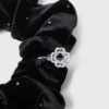 Hårsnodd med strass Hårsnodd med strass