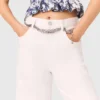 Jeans med hög midja och vida ben Jeans med hög midja och vida ben