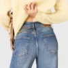 Jeans med kedjebälte