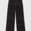 Jeans med vid ben och strass Jeans med vid ben och strass