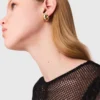 Jersey-top med strass Jersey-top med strass
