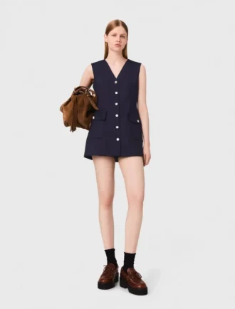 Jumpsuit i ullblandning med lager-på-lager-effekt Jumpsuit i ullblandning med lager-på-lager-effekt