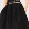 Klänning i taffeta av blandmaterial Klänning i taffeta av blandmaterial