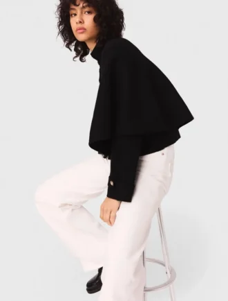 Kofta med cape-effekt Kofta med cape-effekt