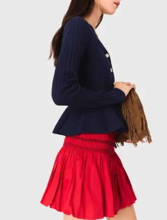 Kofta med peplum-midja