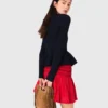 Kofta med peplum-midja