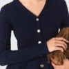 Kofta med peplum-midja