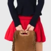 M Bag med fransar i mocka M Bag med fransar i mocka