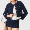 Kort blazer med dekorationer