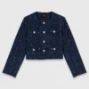 Kort blazer med dekorationer