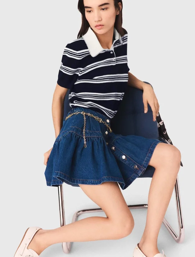Kort jeanskjol Kort jeanskjol