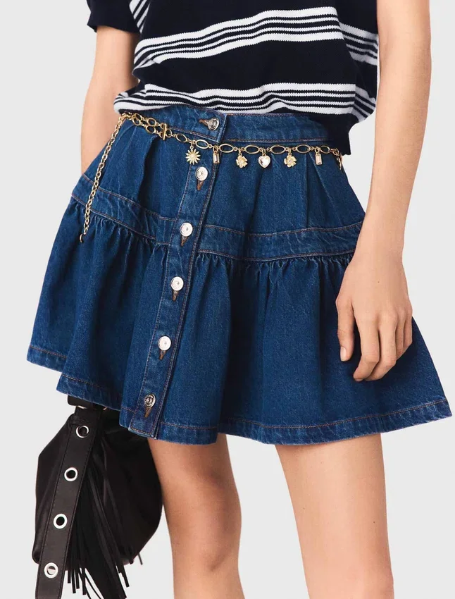 Kort jeanskjol Kort jeanskjol