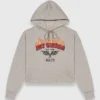 Kort sweatshirt med broderad logotyp Kort sweatshirt med broderad logotyp