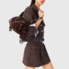 Kort tweedkavaj