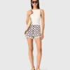Krochetade shorts med blommönster Krochetade shorts med blommönster