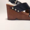 Lädersandaler med platå